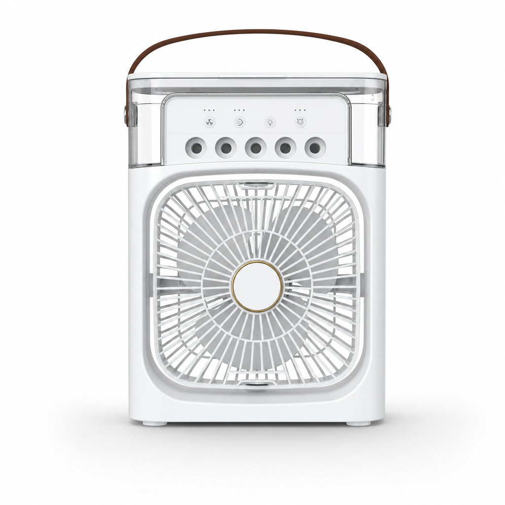 3-in-1 Portable Fan, Humidifier & Air Cooler with Large Water Reservoir
