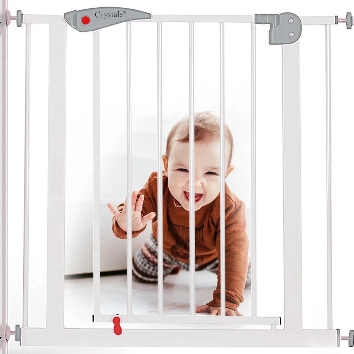 Home Baby Safety Gate Pet Dog Barrier Stair Doorway Safe Secure Guard 75x85cm