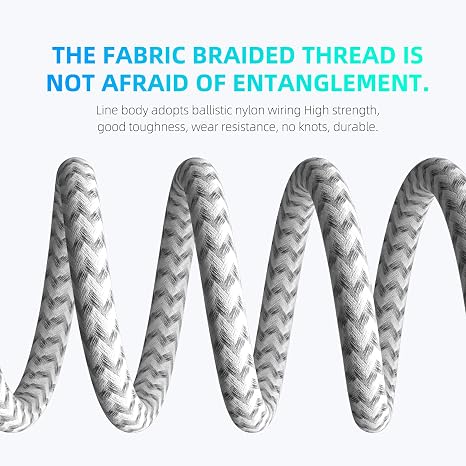 -Pack 10FT Braided Lightning Charging Cable for iPhone, iPad & iPod – Fast Charging & Data Sync